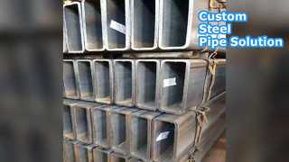 Προσαρμοσμένος Μαύρος Γκρι Χαλύβδινος Σωλήνας 600x600mm Χωρίς ραφή